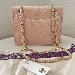 Tory Burch Fleming Original Medium Bag Light Oak